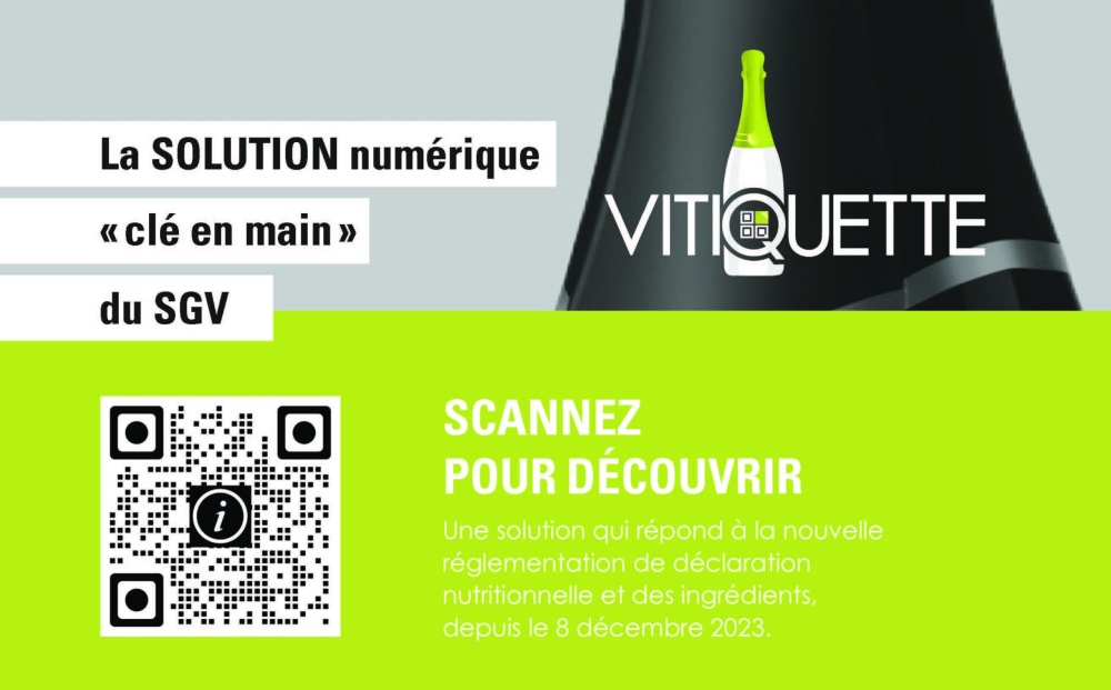 reglement europeen etiquetage du vin par qrcode pour ingredient et valeur nutritionnelle sur etiquette